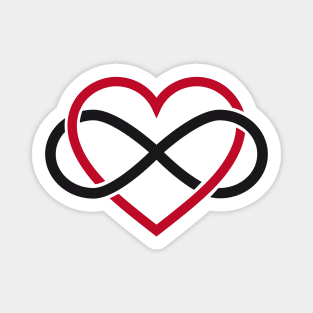 Infinity heart, never ending love Sticker